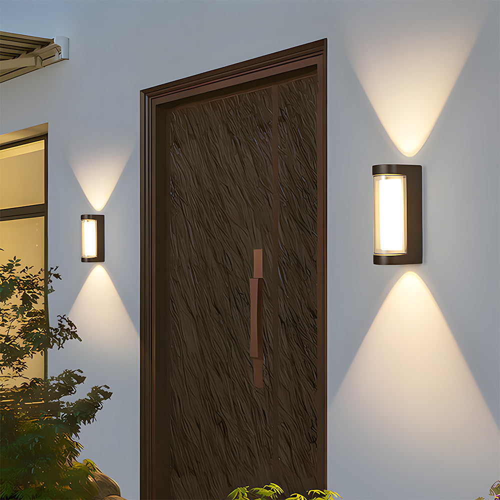 Modern LED Wall Light – Up & Down Indoor Outdoor Lamp