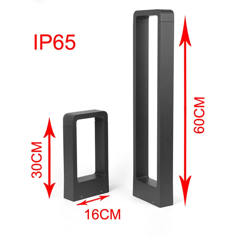 Modern LED Bollard Light – Waterproof Outdoor Garden Path Lamp