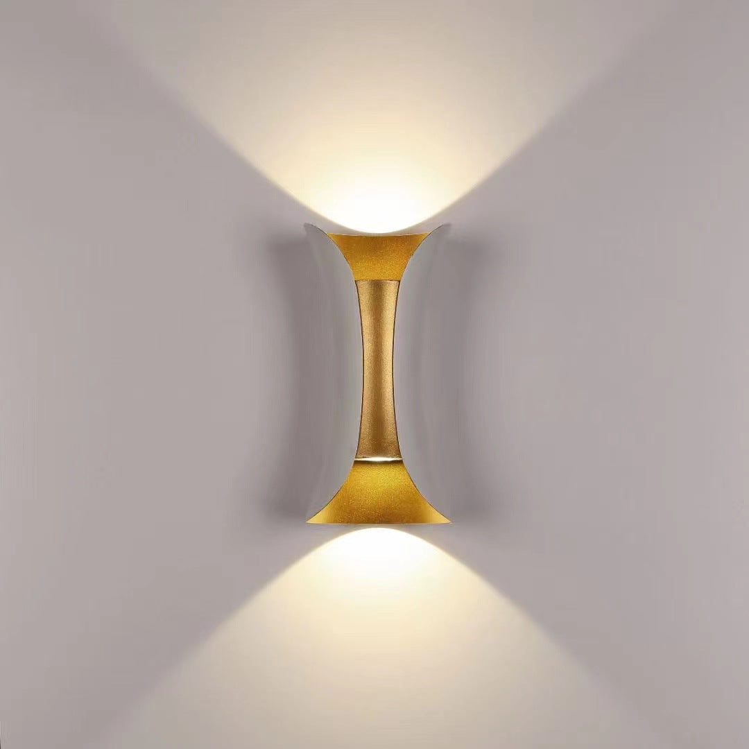 Modern LED Wall Light – Up & Down Gold Interior Lamp