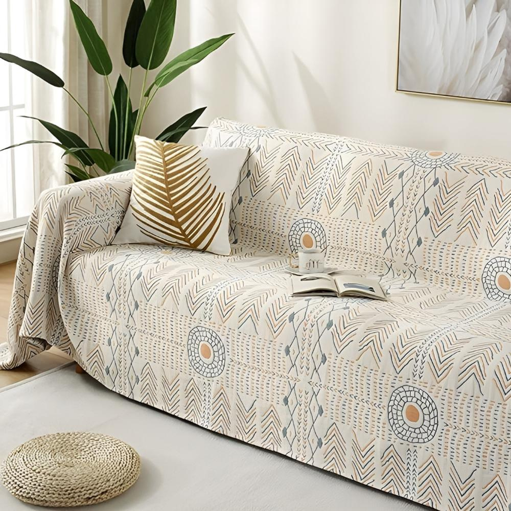 Stylish Reversible Throw Blanket – Elegant Living Room Accent for Cozy Versatile Decor