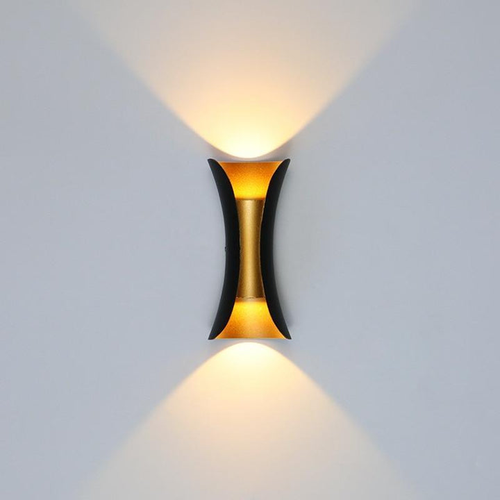 Modern LED Wall Light – Up & Down Gold Interior Lamp