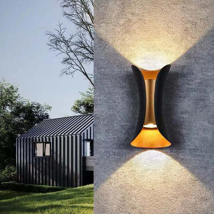 Modern LED Wall Light – Up & Down Gold Interior Lamp