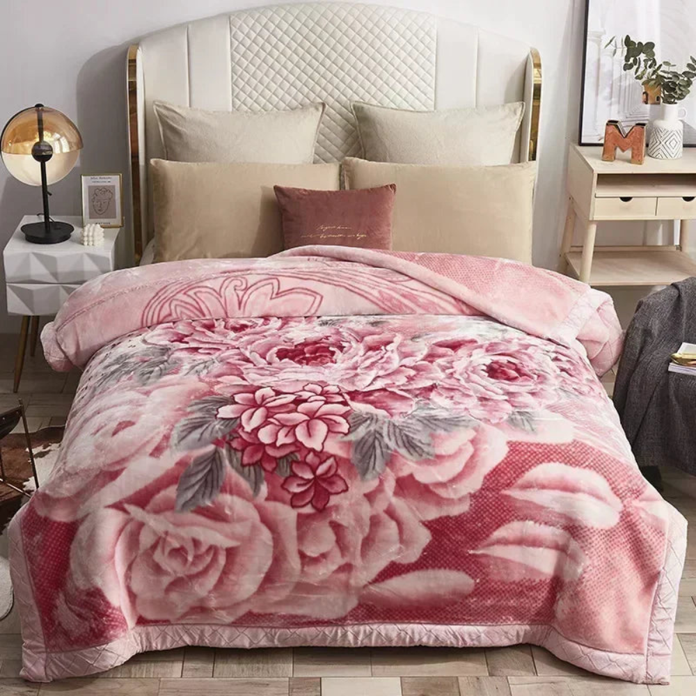 Reversible Weighted Blanket – Ultra-Soft Quilted Throw for Year-Round Comfort & Better Sleep