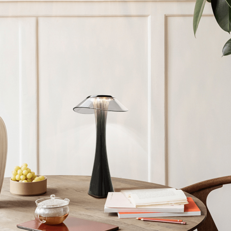 Modern Sculptural Table Lamp – Contemporary LED Lighting