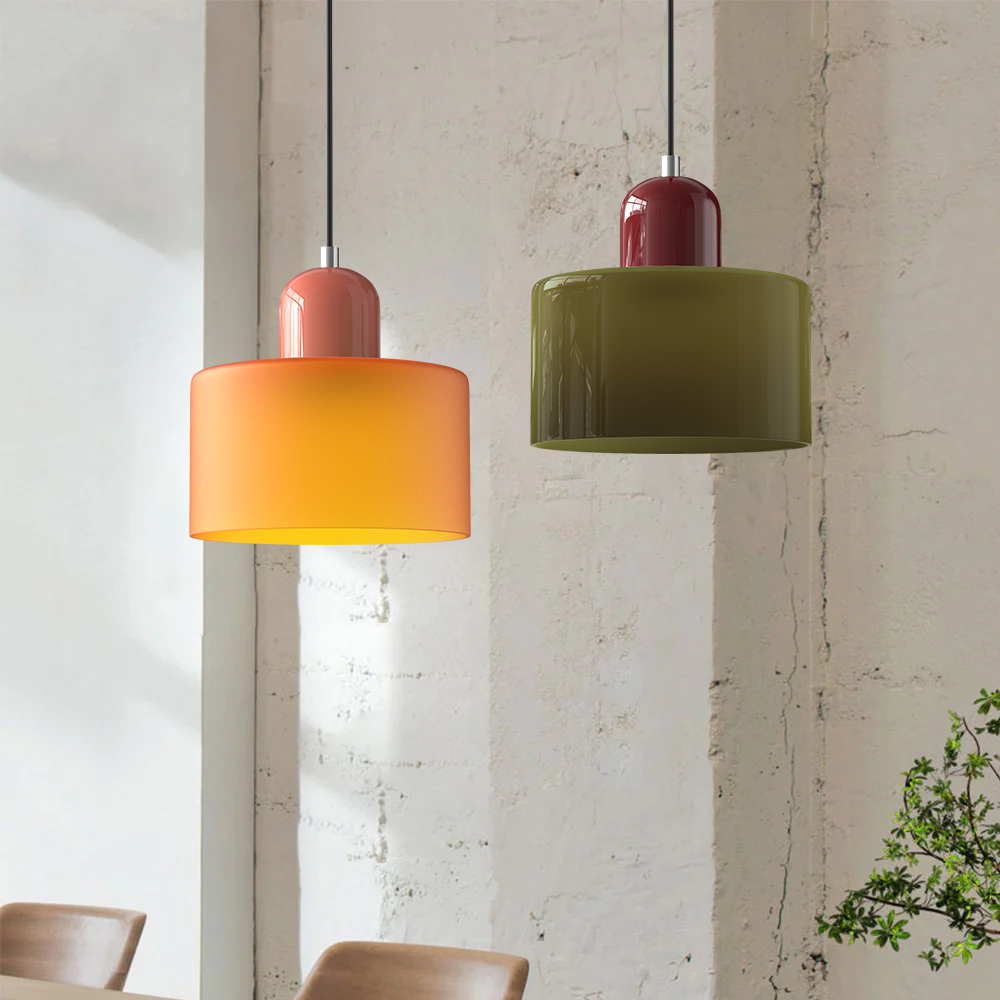 Modern Glass Pendant Light – Minimalist Ceiling Lamp