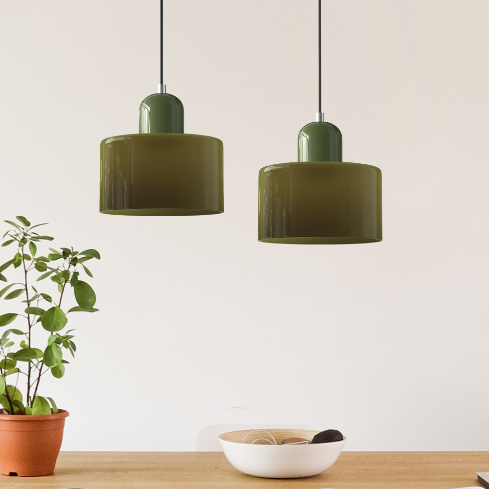 Modern Glass Pendant Light – Minimalist Ceiling Lamp
