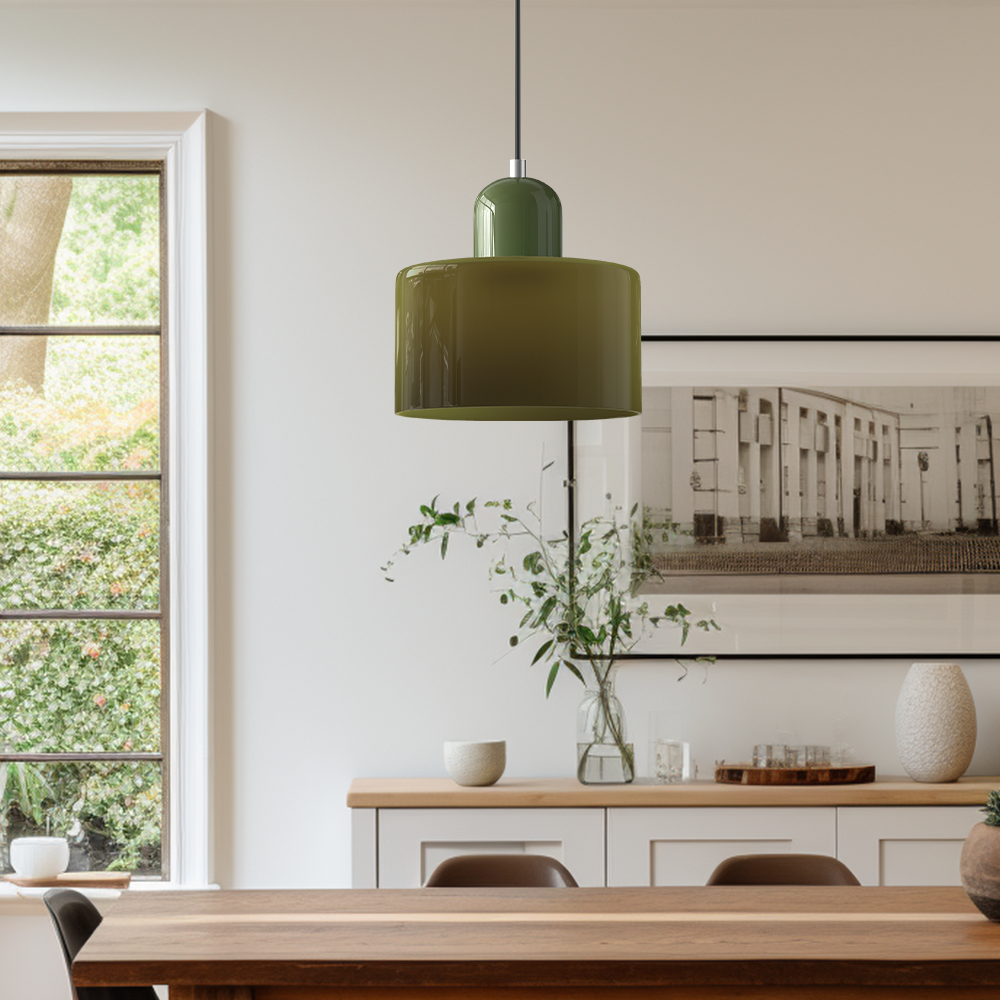 Modern Glass Pendant Light – Minimalist Ceiling Lamp