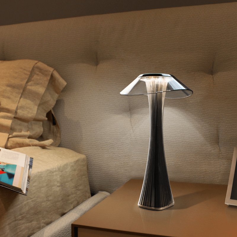 Modern Sculptural Table Lamp – Contemporary LED Lighting