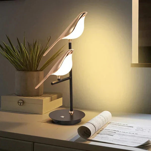 Modern Bird Table Lamp – Decorative Ambient LED Light