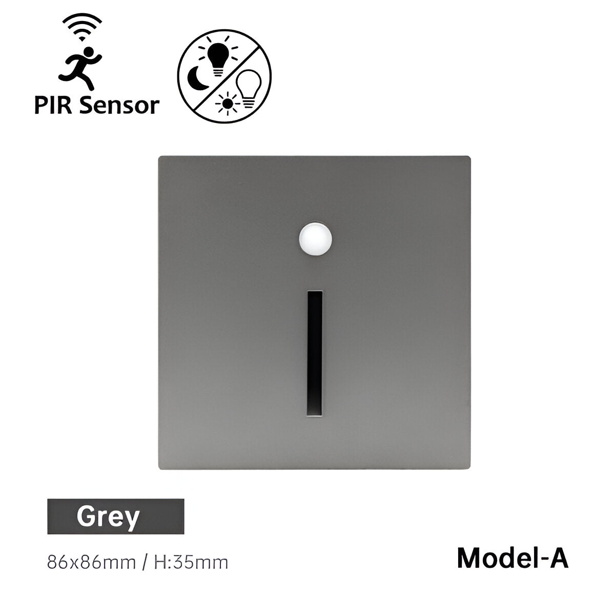 Modern LED Step Light – Motion Sensor Wall Night Light