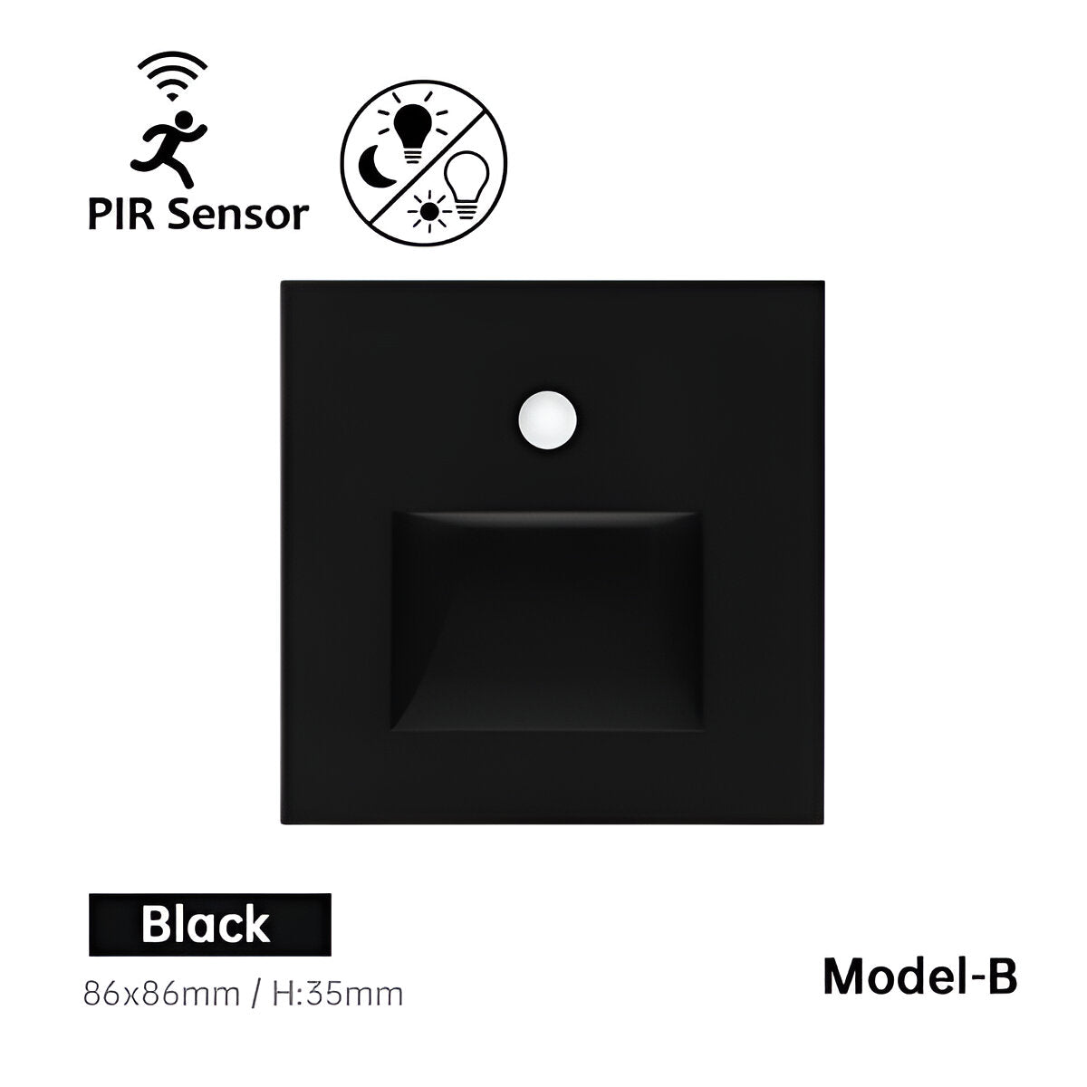 Modern LED Step Light – Motion Sensor Wall Night Light