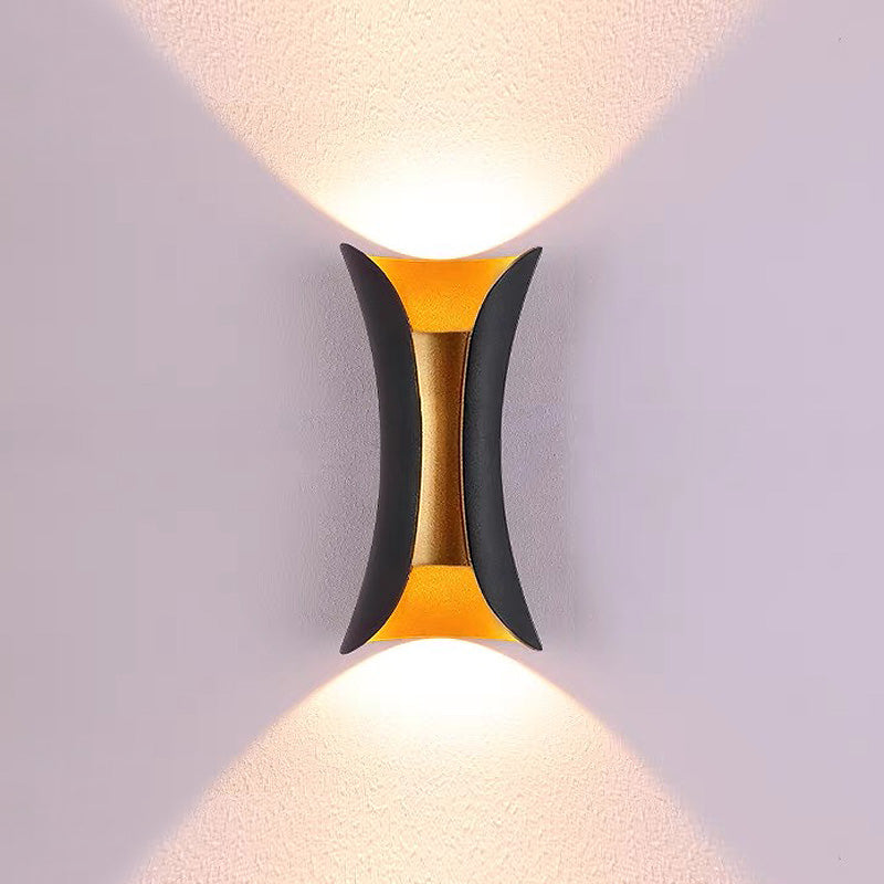 Modern LED Wall Light – Up & Down Gold Interior Lamp