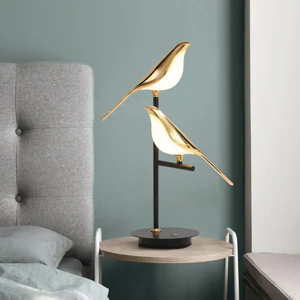 Modern Bird Table Lamp – Decorative Ambient LED Light