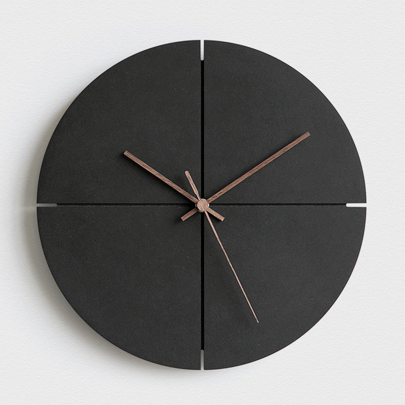 Black Wall Clock – Silent Design Clock