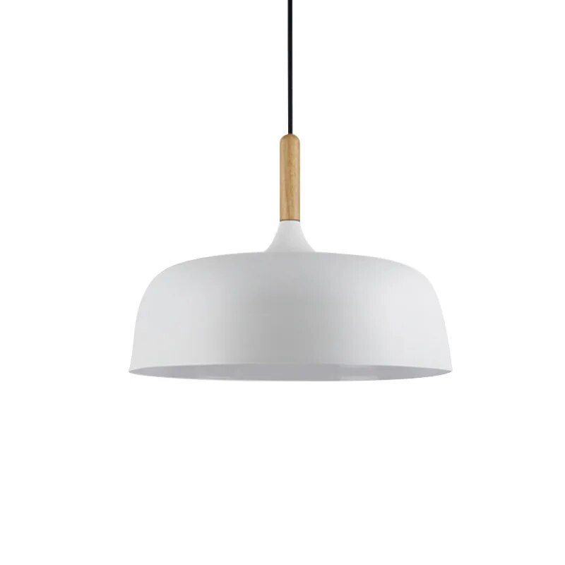 Modern Scandinavian Pendant Light – Matte Black Ceiling Lamp