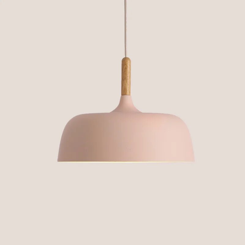 Modern Scandinavian Pendant Light – Matte Black Ceiling Lamp