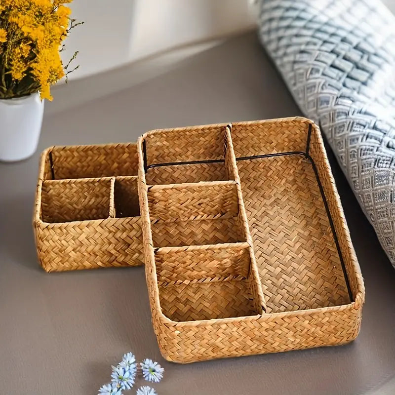 Rattan Organizer Basket