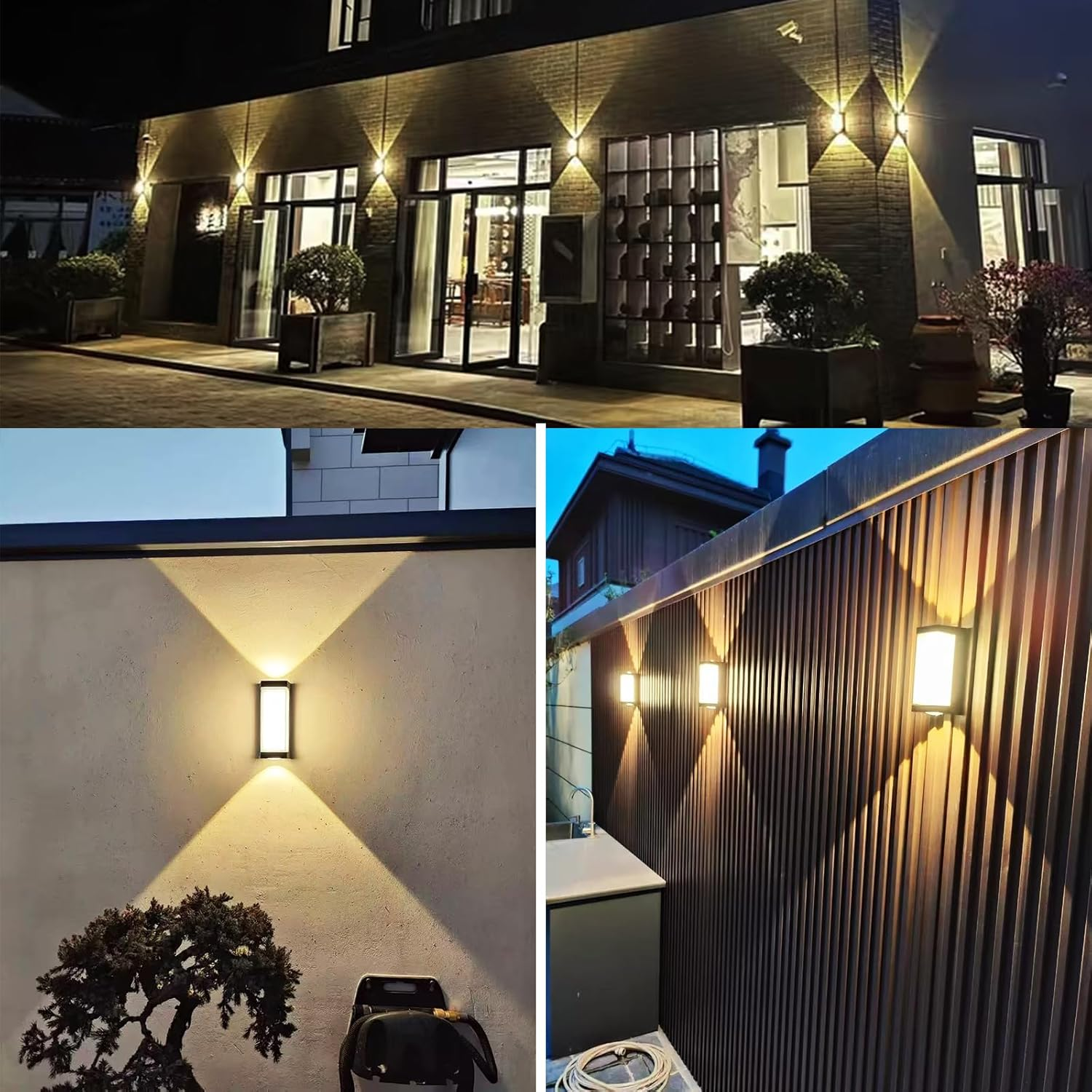 Modern LED Wall Light – Up & Down Indoor Outdoor Lamp