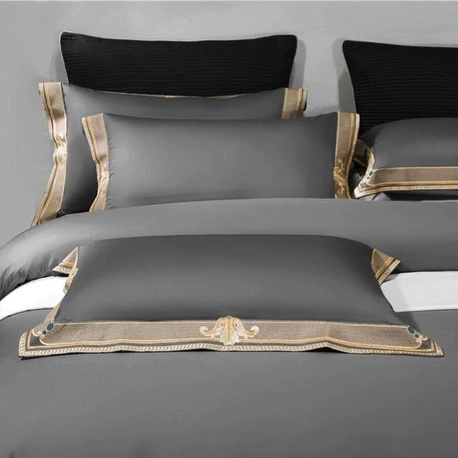 Jessica Embroidered Duvet Cover Set – Soft Premium Comfort Bedding