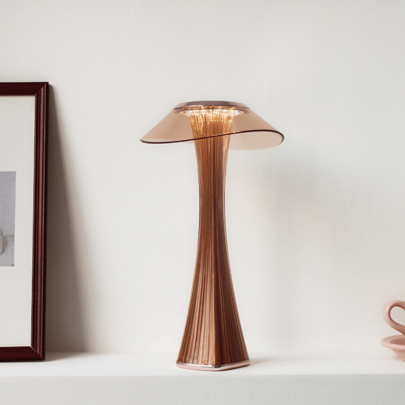 Modern Sculptural Table Lamp – Contemporary LED Lighting