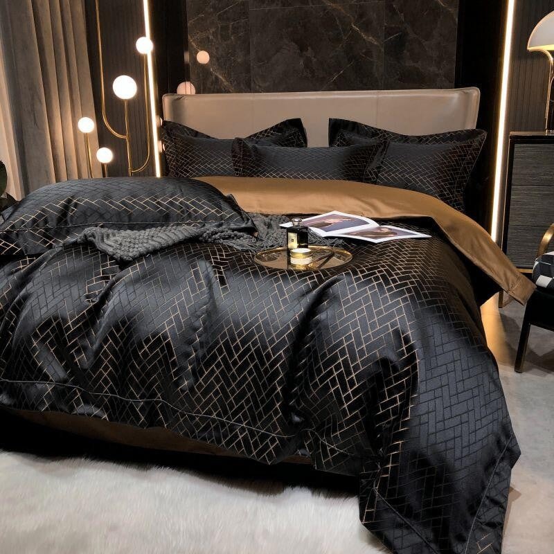 Jasmine Jacquard Duvet Set – Luxury Bedding