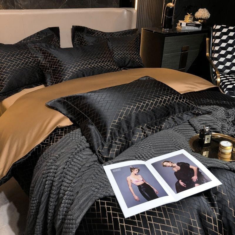 Jasmine Jacquard Duvet Set – Luxury Bedding