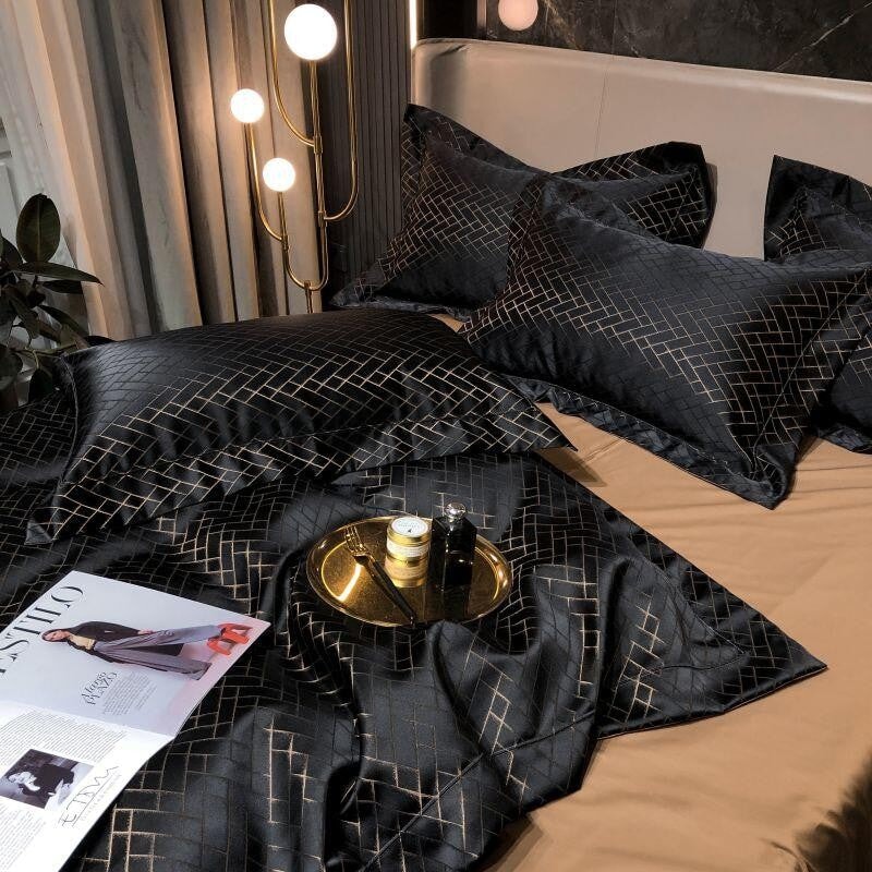 Jasmine Jacquard Duvet Set – Luxury Bedding