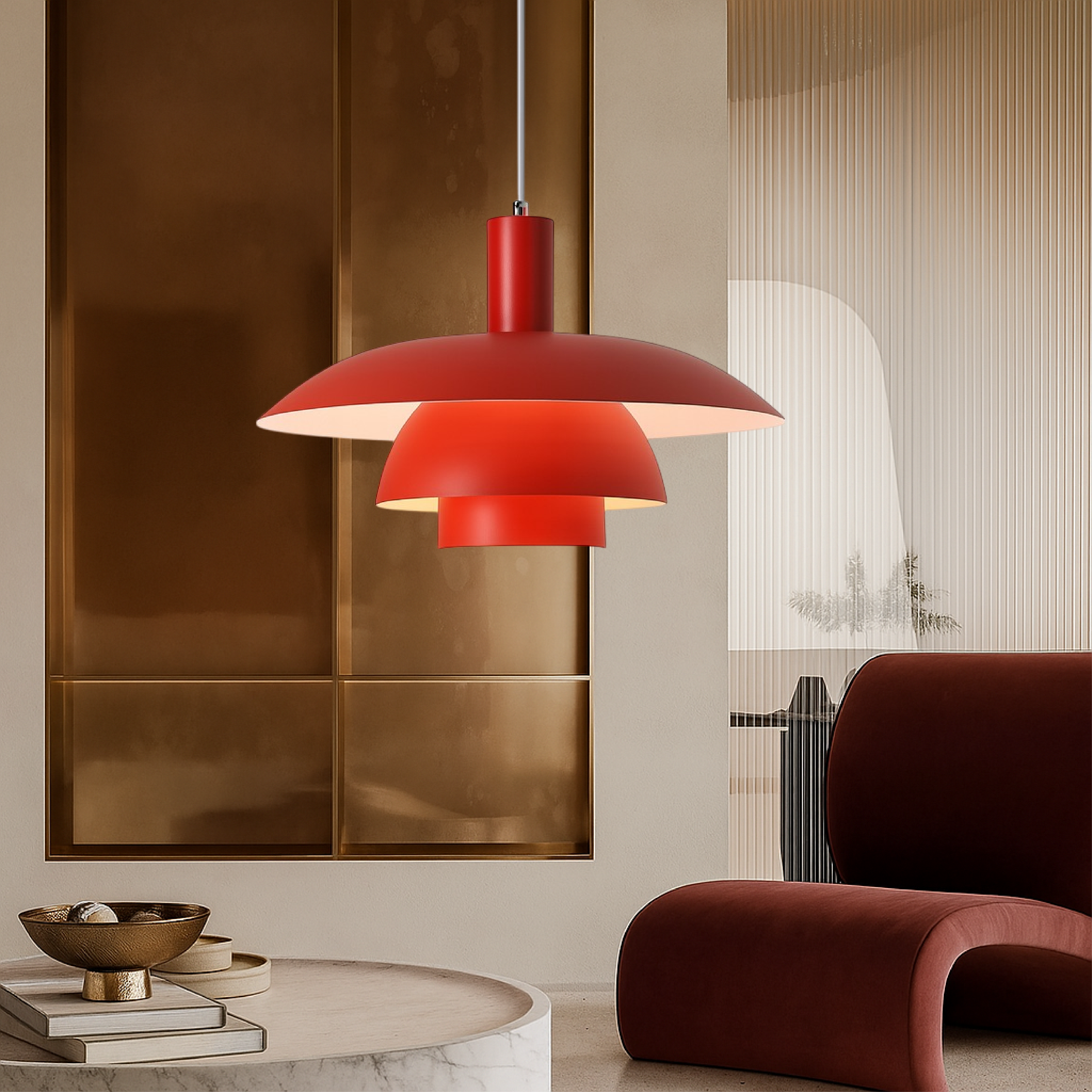 Scandinavian Pendant Light – Modern Minimalist Ceiling Lamp