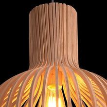 Nordic Wooden Hanging Lamp – Modern Minimalist Dining Room Pendant Light