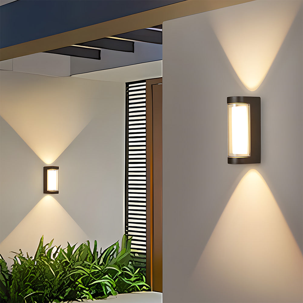 Modern LED Wall Light – Up & Down Indoor Outdoor Lamp