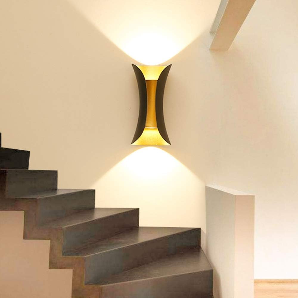 Modern LED Wall Light – Up & Down Gold Interior Lamp