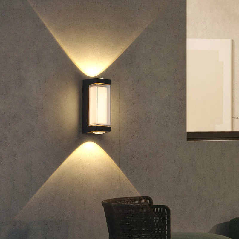 Modern LED Wall Light – Up & Down Indoor Outdoor Lamp