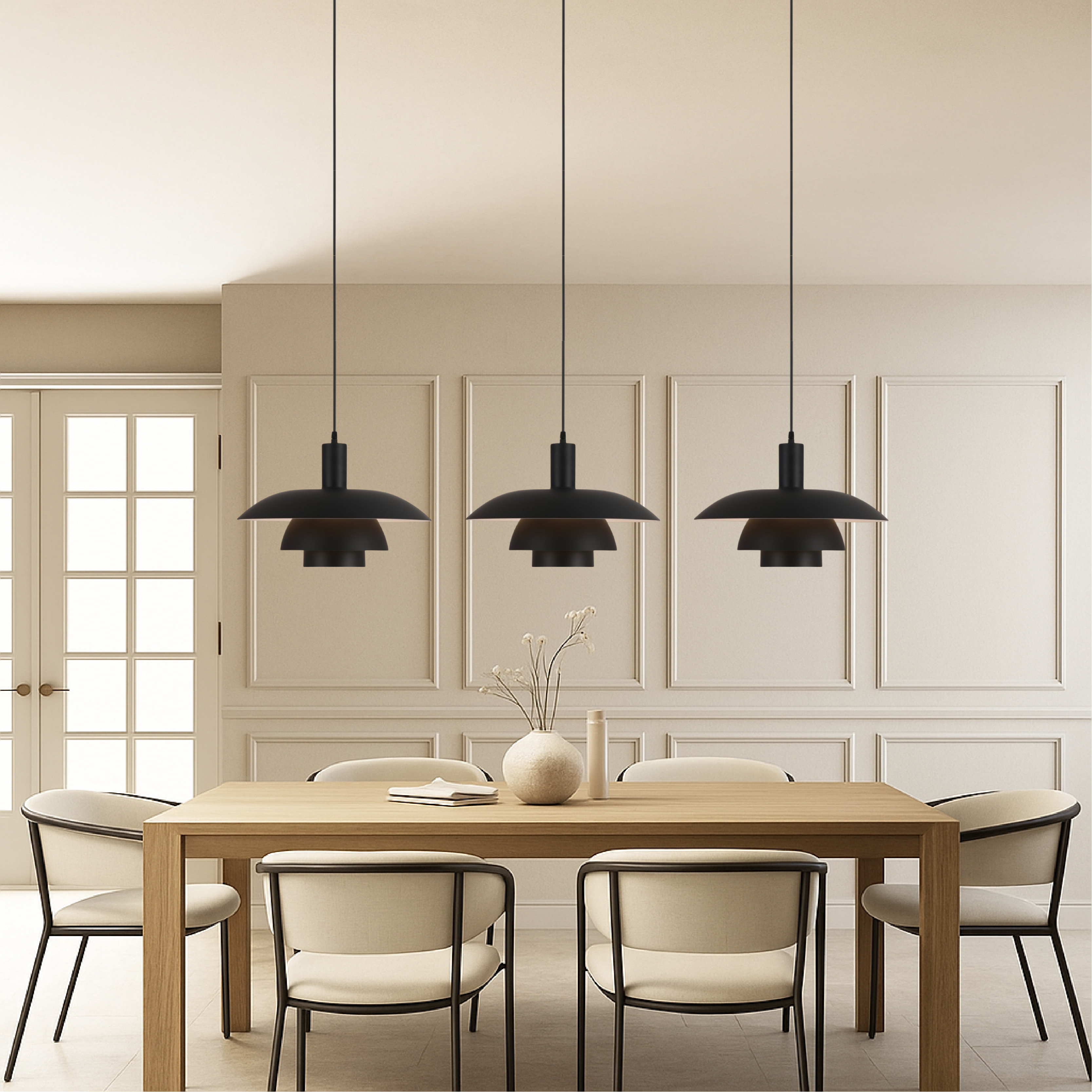 Scandinavian Pendant Light – Modern Minimalist Ceiling Lamp