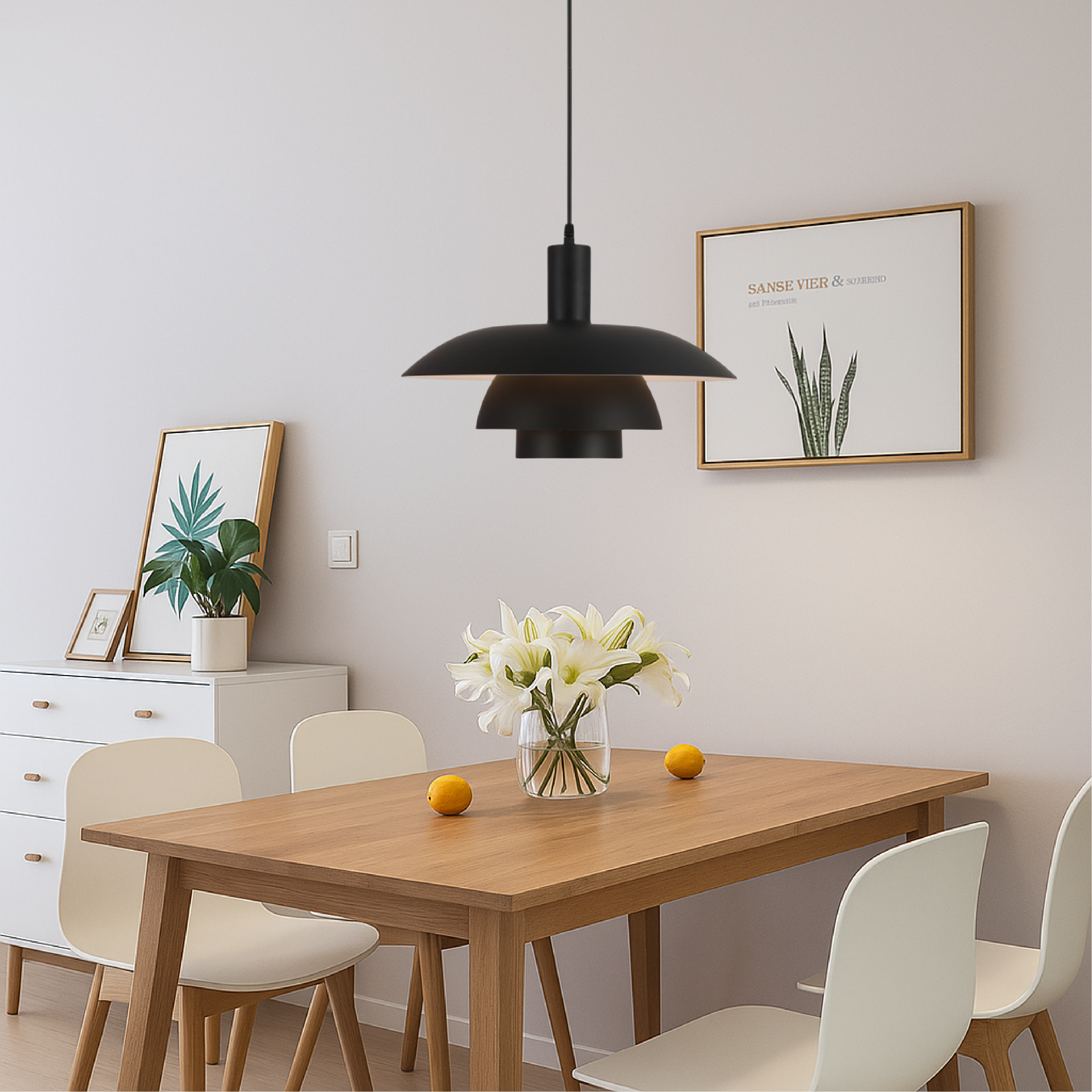 Scandinavian Pendant Light – Modern Minimalist Ceiling Lamp