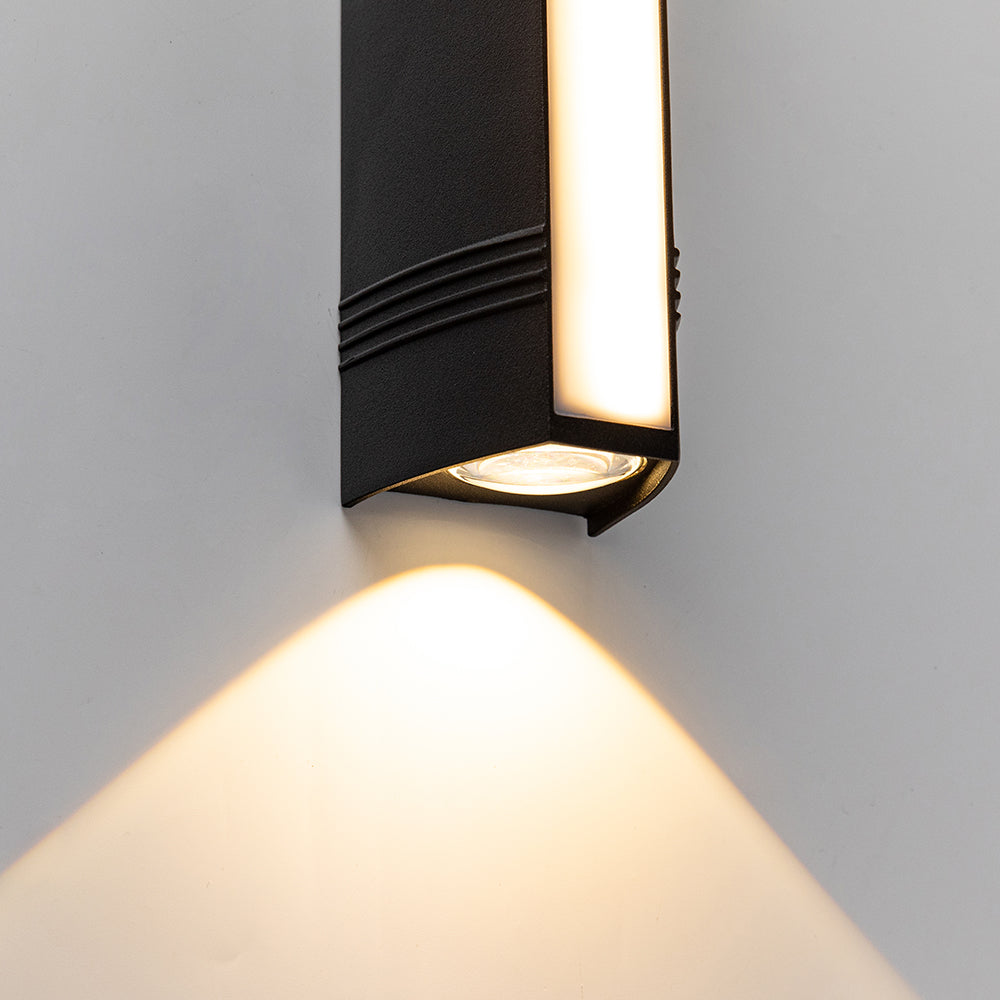 Modern Outdoor LED Wall Light – Up & Down Exterior Lamp