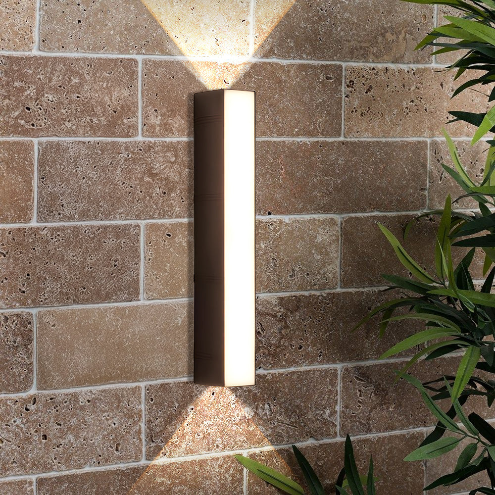 Modern Outdoor LED Wall Light – Up & Down Exterior Lamp
