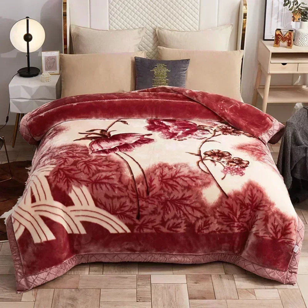 Reversible Weighted Blanket – Ultra-Soft Quilted Throw for Year-Round Comfort & Better Sleep