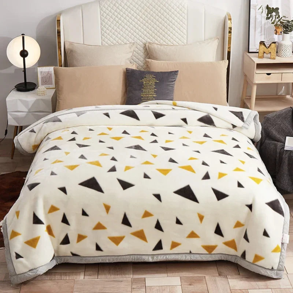 Reversible Weighted Blanket – Ultra-Soft Quilted Throw for Year-Round Comfort & Better Sleep