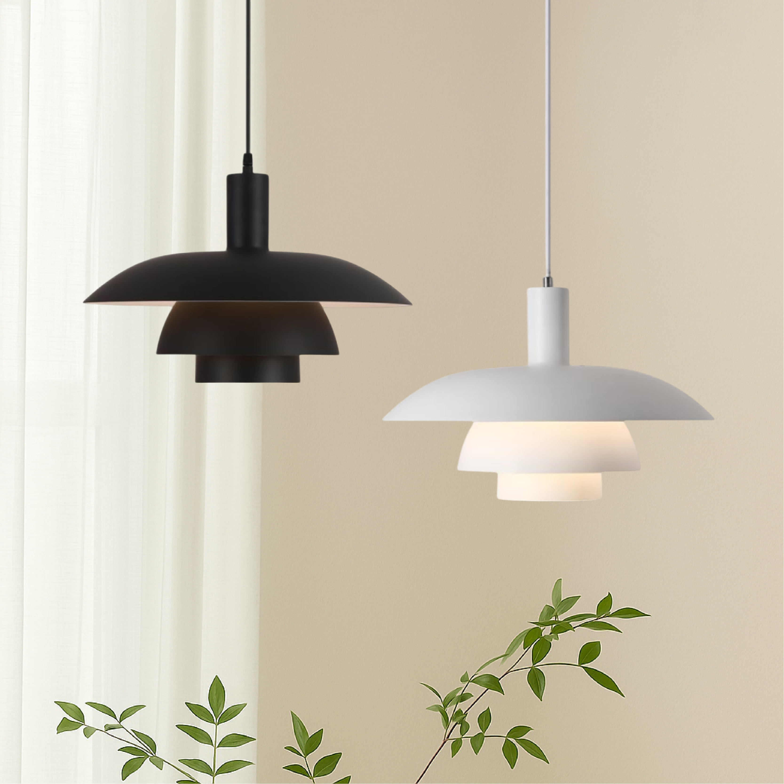 Scandinavian Pendant Light – Modern Minimalist Ceiling Lamp
