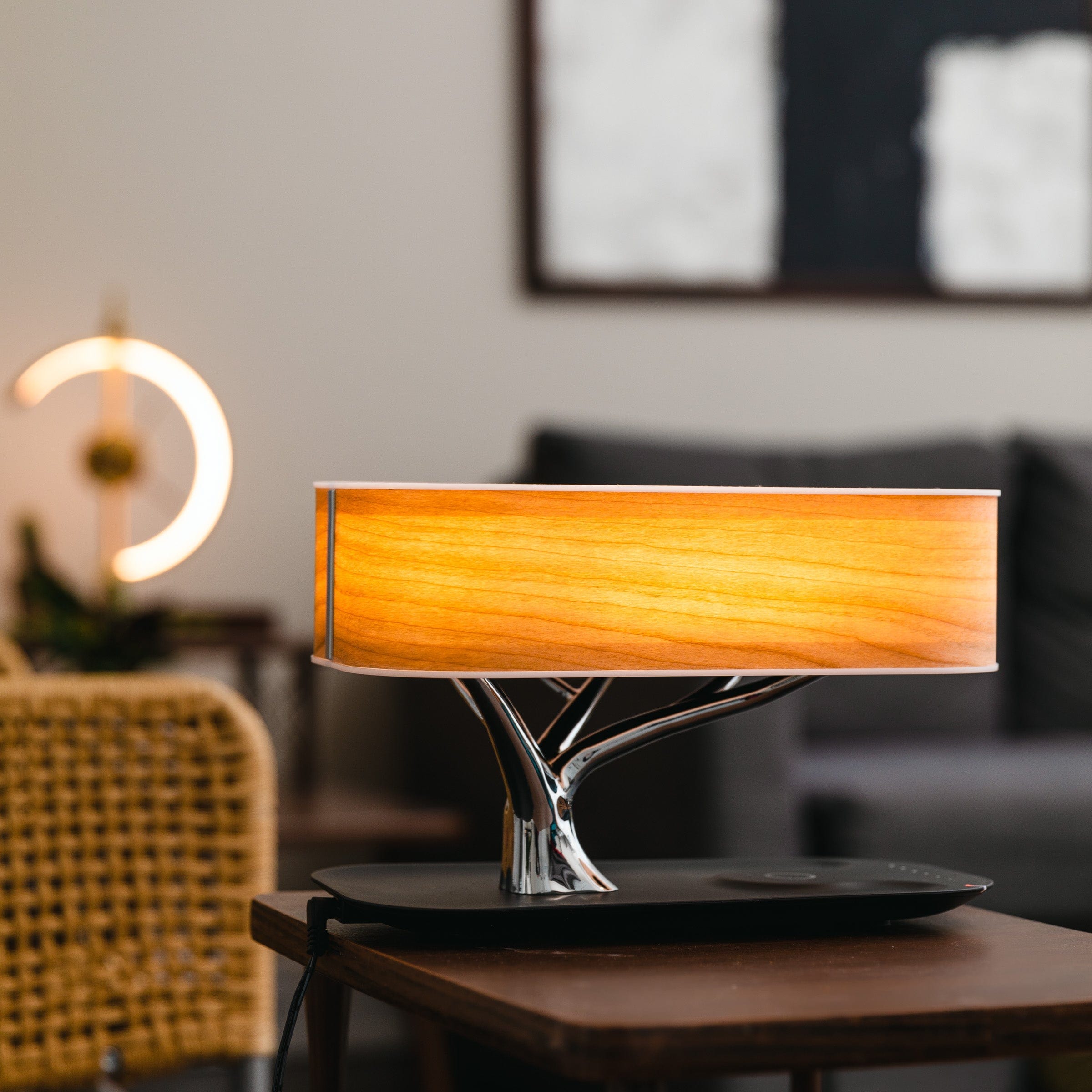 Modern Table Lamp – Designer Ambient Bedside Light