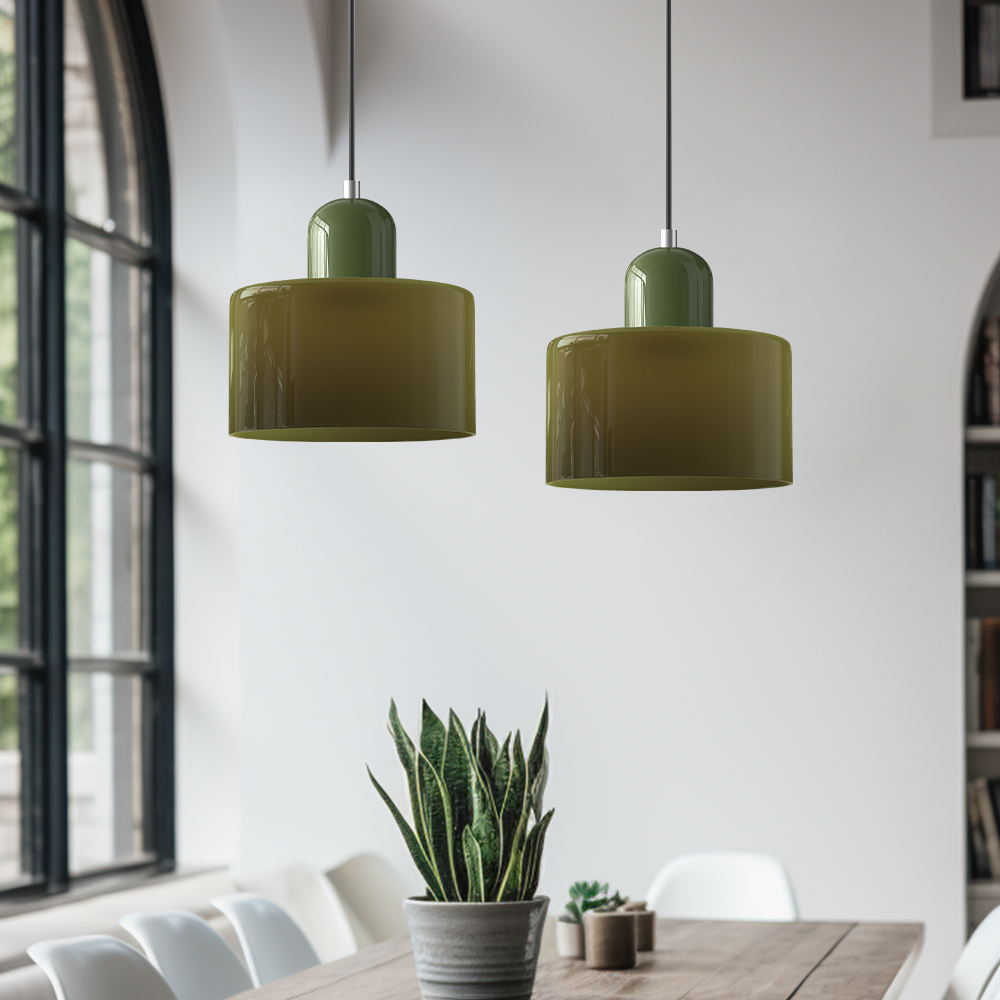 Modern Glass Pendant Light – Minimalist Ceiling Lamp