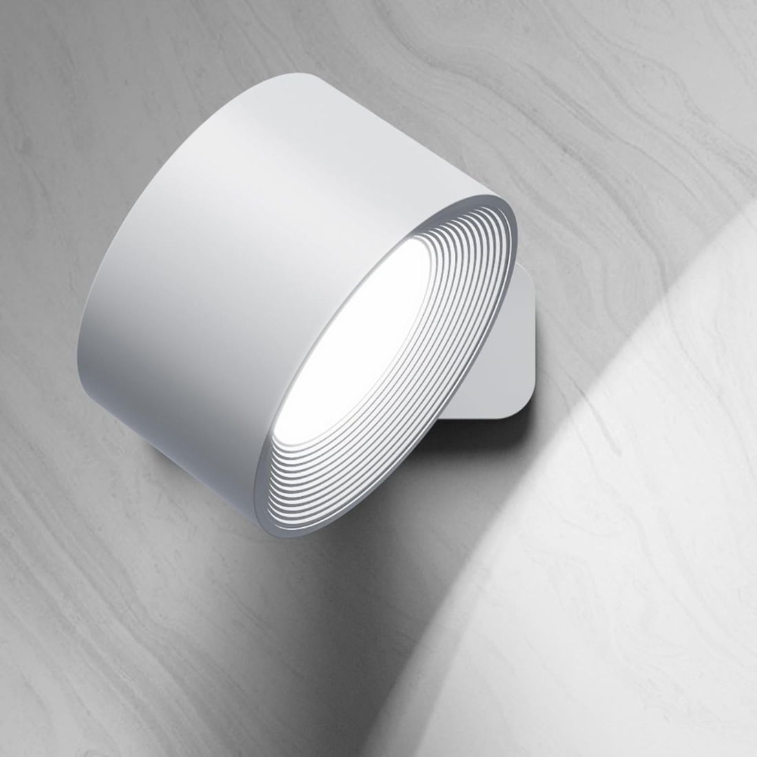 Black Adjustable LED Wall Spotlight – Sleek Modern Directional Light Fixture