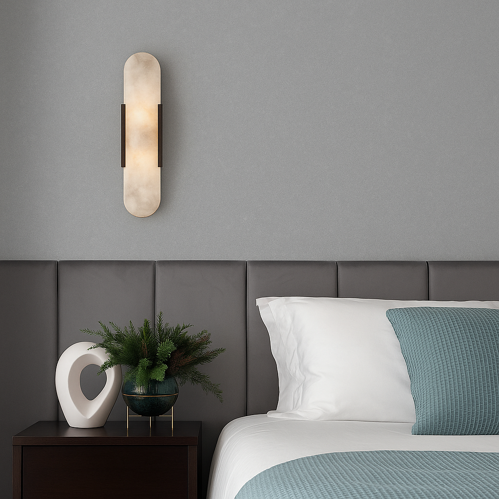 Modern LED Wall Sconce – Minimalist Bathroom Light Fixture