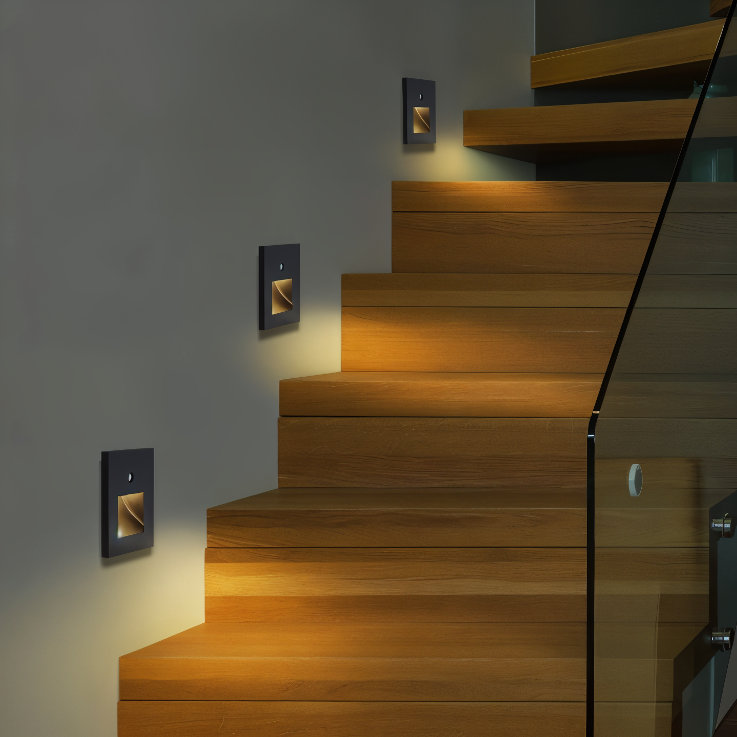 Modern LED Step Light – Motion Sensor Wall Night Light