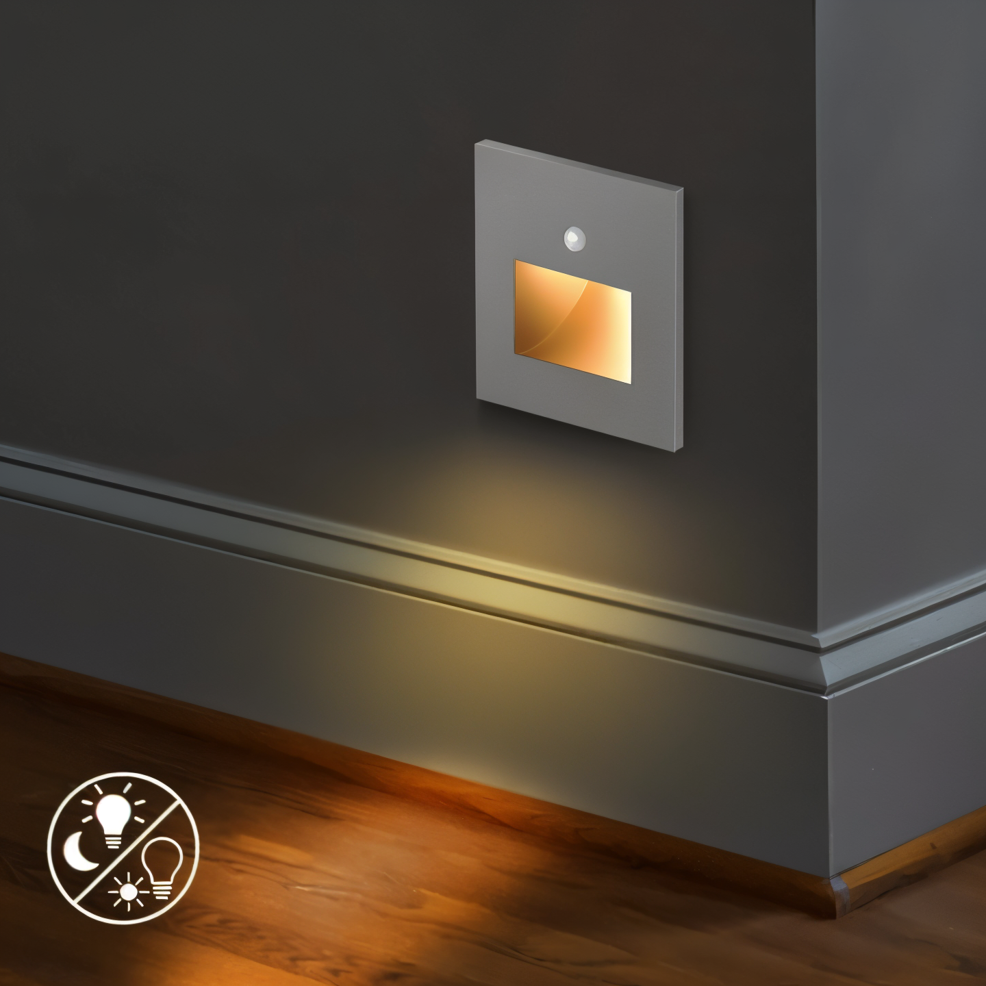Modern LED Step Light – Motion Sensor Wall Night Light