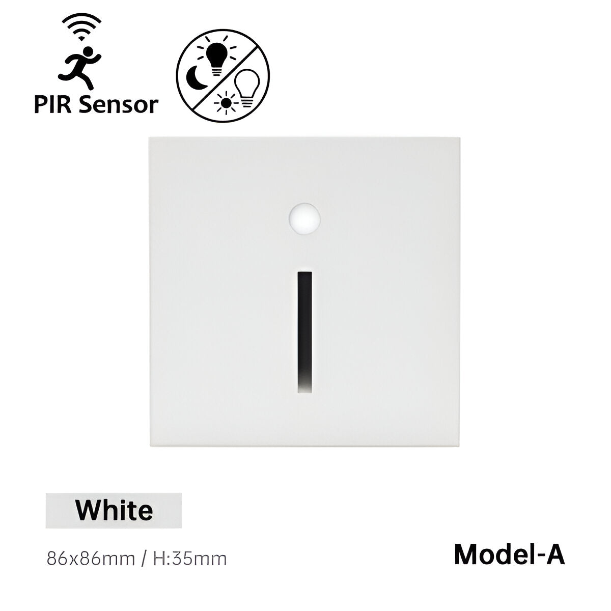 Modern LED Step Light – Motion Sensor Wall Night Light