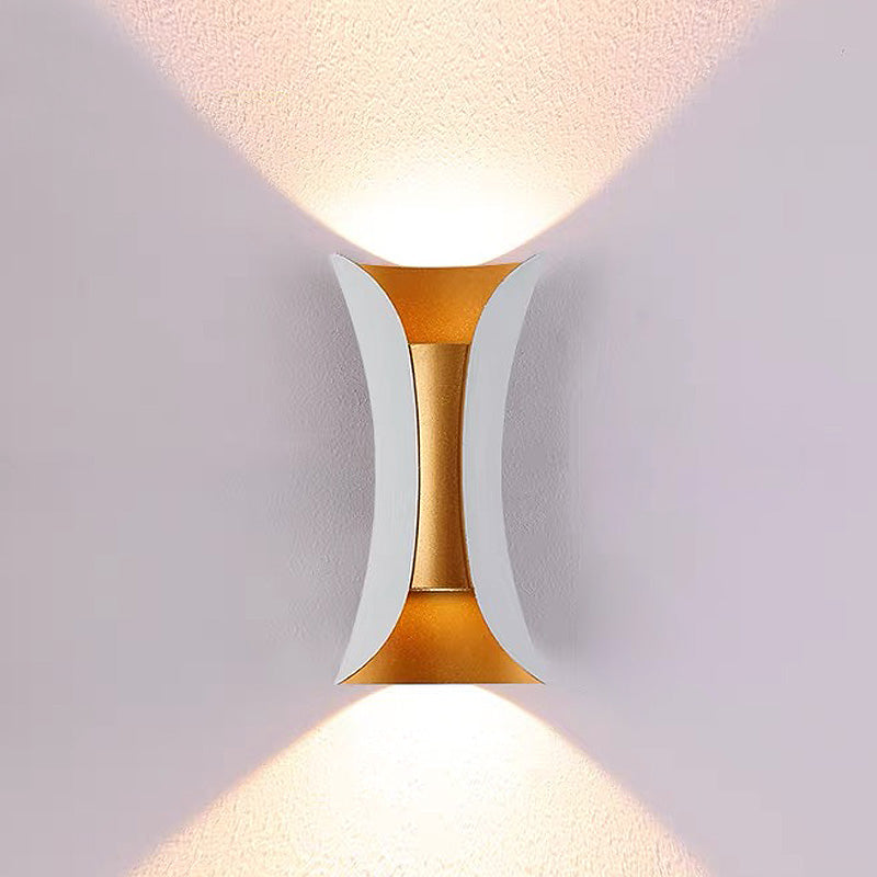 Modern LED Wall Light – Up & Down Gold Interior Lamp
