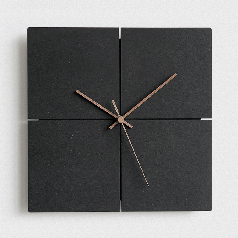 Black Wall Clock – Silent Design Clock
