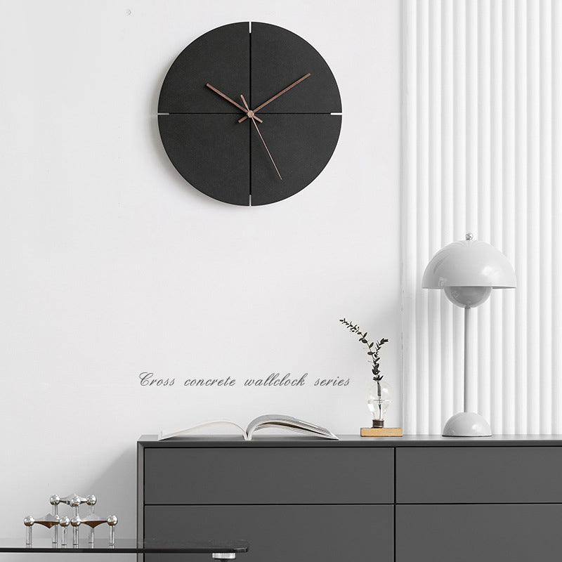 Black Wall Clock – Silent Design Clock