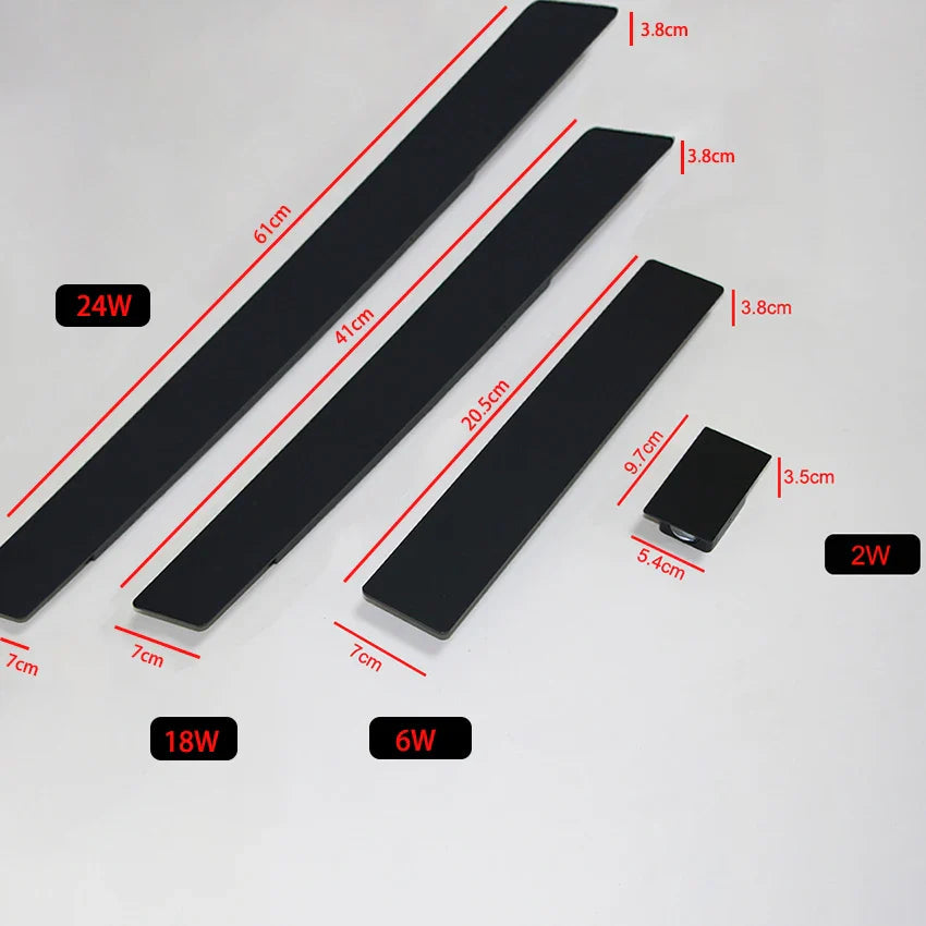 Slim Outdoor LED Wall Light – Modern Up & Down Waterproof Wall Lamp